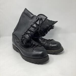 Men's Matterhorn Boots 1949 Gore-Tex Thinsulate 10" Combat Leather Black Sz 12 M